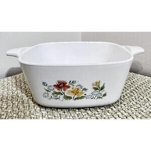 Corning Ware Autumn Meadow P-43-B Petite Pan 700 mL Casserole – Vintage USA